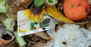 Elevate adhesive compostable labels
